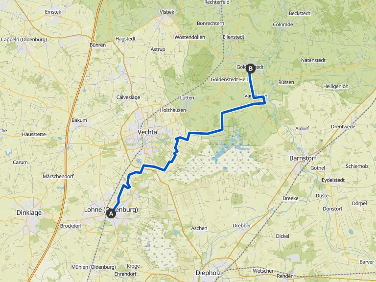 Etappe 6: Von Lohne (Oldenburg) nach Goldenstedt – Brückenradweg Bremen ...